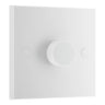 BG 981 Moulded Square Edge | White | 1 Gang 200W 2 Way Trailing Edge Dimmer Switch by British General (BG-981)