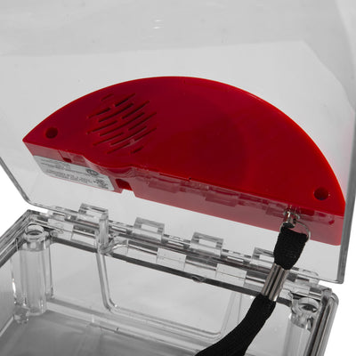 Extinguishers & Equipment: Call Point Cover - Surface Mounted Universal Stopper STI 13110FR / STI 13120FR Alarmed by STI EMEA (SAFELINCS-ST13120FR)