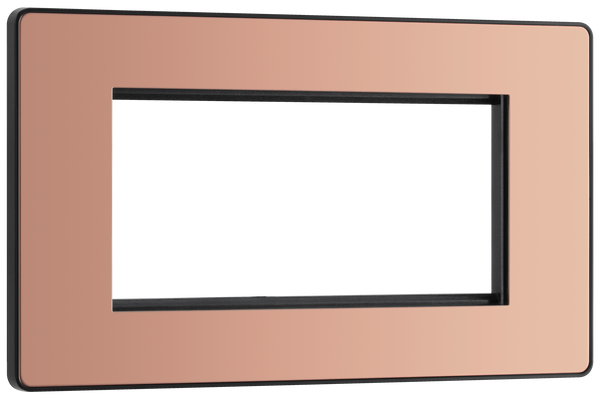  PCDCPEMR4B Front - The Euro Module range from British General combines plates and interchangeable modules so you can configure your own bespoke switches and sockets.