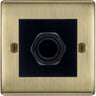 BG Nexus Antique Brass 45A Flex Outlet Euro Module | Black Insert by British General (BG-NABEMS2+EM45AFO)