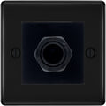 BG Nexus Matt Black 45A Flex Outlet Euro Module | Black Insert