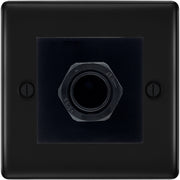 BG Nexus Matt Black 45A Flex Outlet Euro Module | Black Insert by British General (BG-NFBEMS2+EM45AFO)