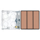 BG Evolve Polished Copper 2 Way Triple Edge to Edge Rocker Switch PCDCP43EB with 25mm Steel Back Box