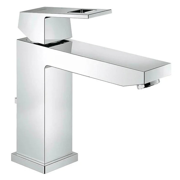 Grohe EUROCUBE Basin Mixer Tap; 1/2 Inch M-Size; with Pop Up Waste; Chrome