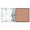 BG Evolve Polished Copper 2 Way Single Edge to Edge Rocker Switch PCDCP12EB with 25mm Steel Back Box