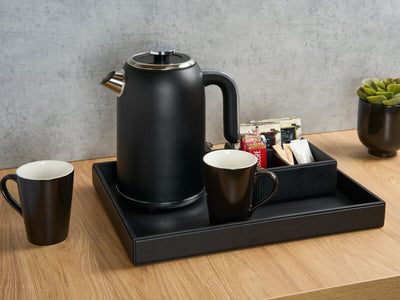 1.8L Kettle (Hertford / SD-259B) in Black & Chrome - UK Plug