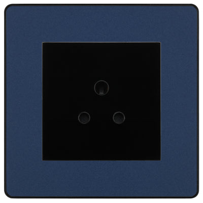 BG Evolve Matt Blue 2A Unswitched Socket PCDDB2AUSSB by British General (BG-PCDDB2AUSSB)