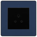BG Evolve Matt Blue 2A Unswitched Socket PCDDB2AUSSB