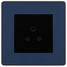 BG Evolve Matt Blue 2A Unswitched Socket PCDDB2AUSSB by British General (BG-PCDDB2AUSSB)