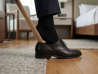 Corby Northampton Wooden Shoe Horn in Light Wood