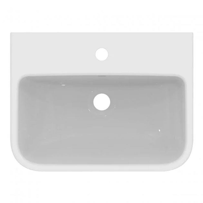 Ideal Standard I.Life S 500mm Pedestal Basin With Overflow - White - T518501