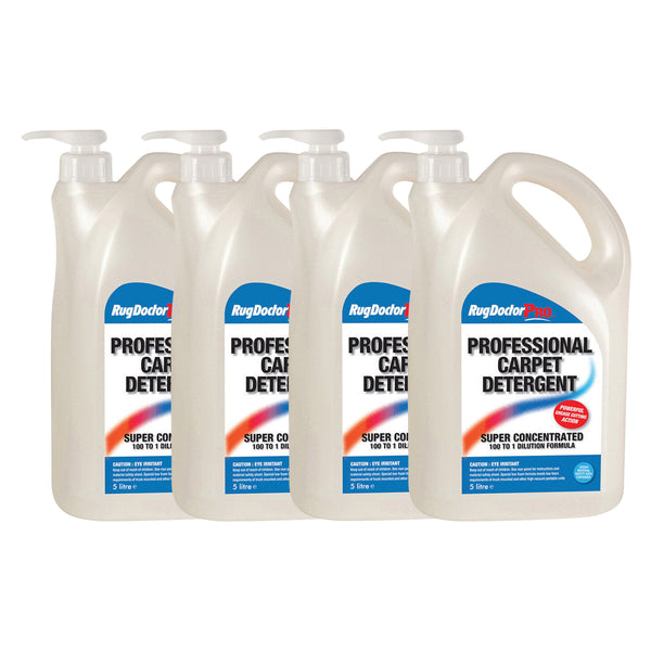 Professional Carpet Detergent – 5 Litre (4 Bottles Per Case)