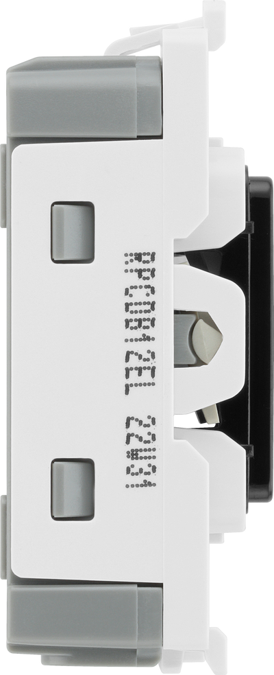 BG RPCDB12EL Evolve Grid Black 20A 20AX 2 Way 1 Pole EMG LTG TEST Secret Key Switch Module