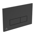 Ideal Standard Oleas M2 Mechanical WC Dual Flush Plate - Black - R0121A6