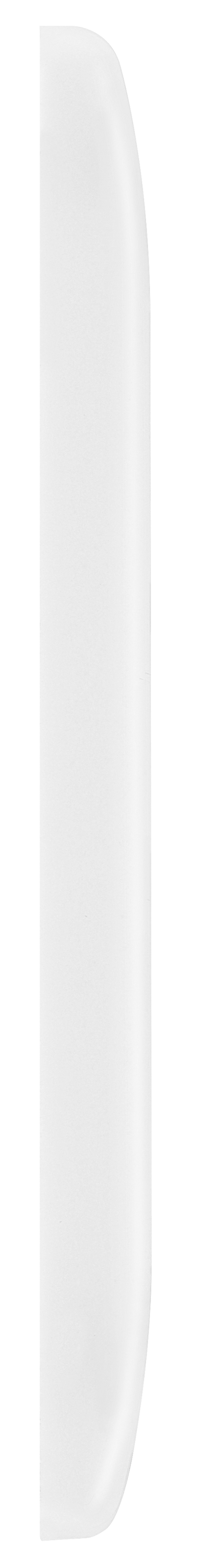 BG 836 Moulded Round Edge | White | 1 Gang Architrave Blank Plate by British General (BG-836)