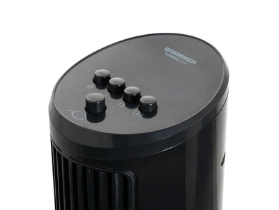 Bremmer Tower Blade Fan in Black, 29 Inch by Corby of Windsor (Corby-25743)