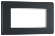 BG PMEMR4 Part M | 4 Module Square Euro Module Front Plate by British General (BG-PMEMR4)