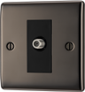BG NBN64 Nexus Metal Black Nickel 1 Gang Satellite Socket by British General (BG-NBN64-Shopify-SA_1)