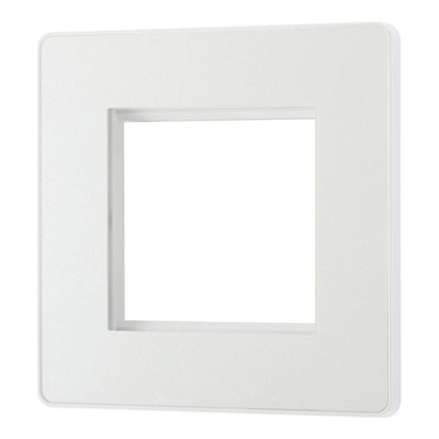 BG Evolve Pearl White 45W USB Wall Socket Euro Module USB-A & C - Black Insert