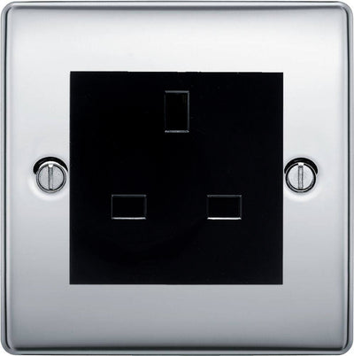 BG Nexus Metal Polished Chrome 13A Unswitched Socket NPC23B