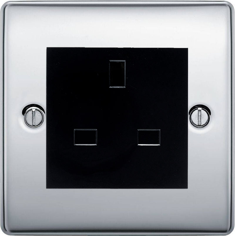 BG Nexus Metal Polished Chrome 13A Unswitched Socket NPC23B
