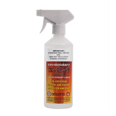 Extinguishers & Equipment: Envirograf 321 Fire Retardant Spray Special: Plastic artificial plants / flowers and decorations by Envirograf (SAFELINCS-EV321S)