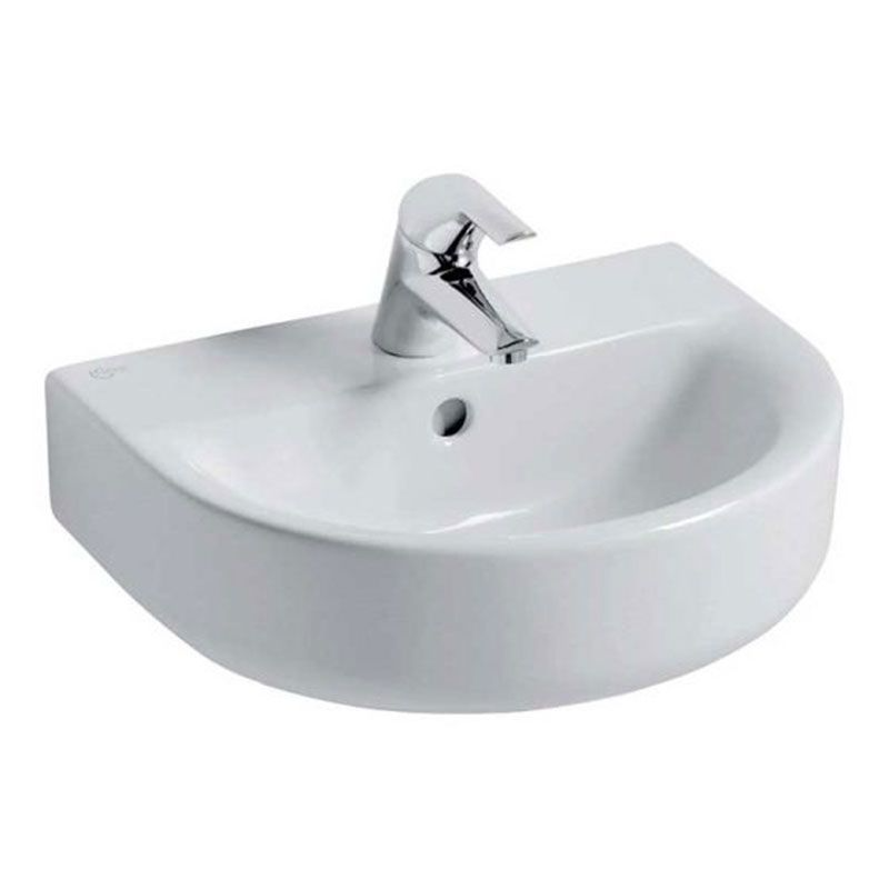 Ideal Standard Concept Arc 450mm Cloakroom Basin With Overflow - White - E796601
