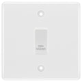 BG White Moulded 1 Gang Custom Labelled Appliance Grid Switch