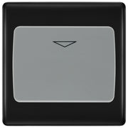 BG Nexus Matt Black Key Card Switch NFBKYCSG by British General (BG-NFBKYCSG)