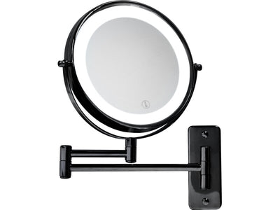 Corby Winchester Illuminated Wall Mounted Mirror in Black Chrome by Corby of Windsor (Corby-23251)