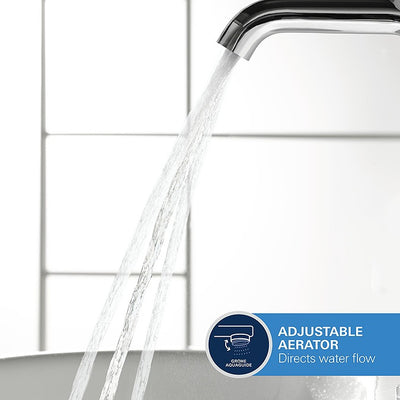 Grohe ESSENCE New 2 Tap Hole; Basin Mixer Tap; M-Size; Wall Mounted; Trim Set Only; Chrome - 19408001 by Grohe (Grohe-19408001)