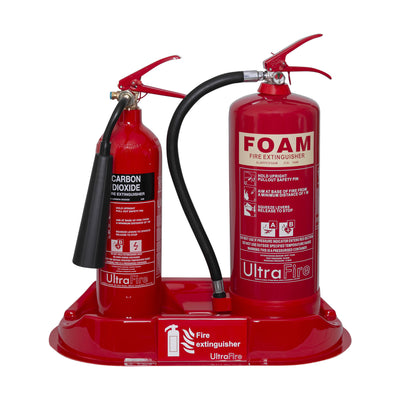Extinguishers & Equipment: Double Universal Economy Fire Point - UltraFire Grey by UltraFire (SAFELINCS-UFUVP2G)