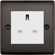 BG Nexus Metal Black Nickel 13A Unswitched Socket NBN23W by British General (BG-NBN23W)