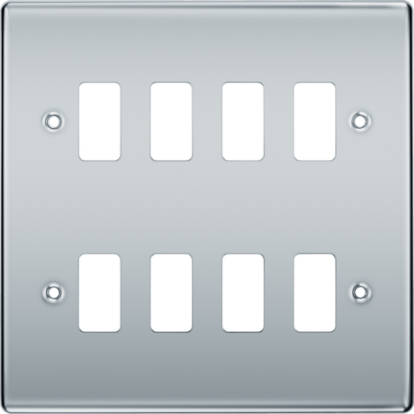 RNPC8 Front - The Grid modular range from British General allows you to build your own module configuration with a variety of combinations and finishes.