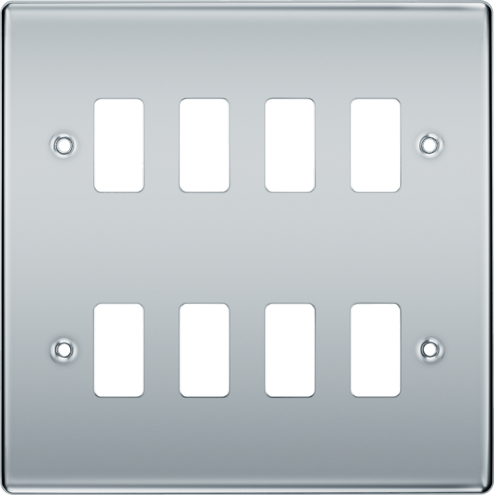 RNPC8 Front - The Grid modular range from British General allows you to build your own module configuration with a variety of combinations and finishes.