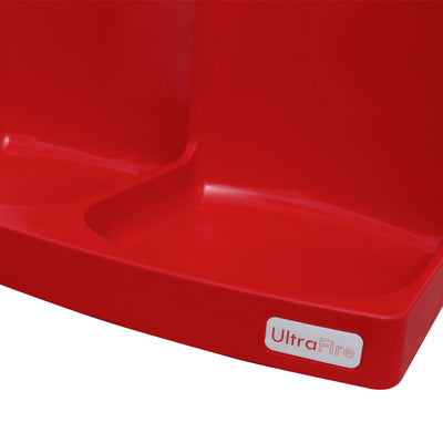 UltraFire Durable Double Fire Extinguisher Stand – Red by UltraFire (Safelincs-UFDFS2R)