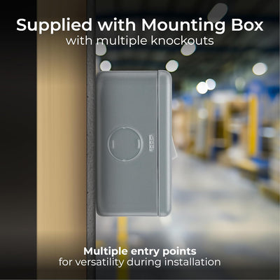 BG MC550F Metal Clad | 13A 2 Pole Flex Outlet Switched Fused Connection Unit by British General (BG-MC550F)