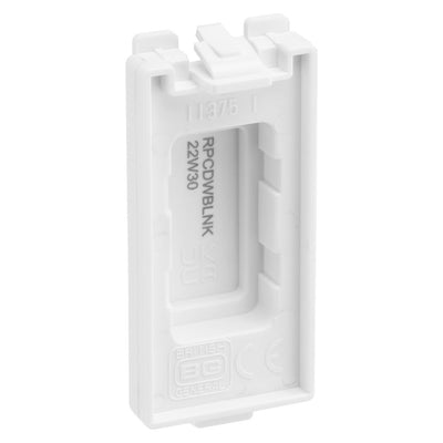 BG RPCDWBLNK Evolve Grid White Blank Module