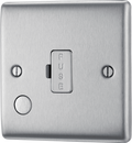 BG NBS55 Nexus Metal Brushed Steel 13A Flex Output Unswitched Fused Spur Unit