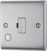 BG NBS55 Nexus Metal Brushed Steel 13A Flex Output Unswitched Fused Spur Unit by British General (BG-NBS55-Shopify-SA_1)
