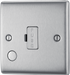 NBS55 Front - This 13A fused and unswitched connection unit from British General provides an outlet from the mains containing the fuse ideal for spur circuits and hardwired appliances.