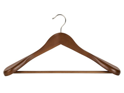 Corby Clifford Hooked Suit Hanger in Dark Wood
