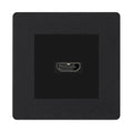 BG Evolve Matt Black PCDMBHDMI1B 1 Gang Single HDMI Socket