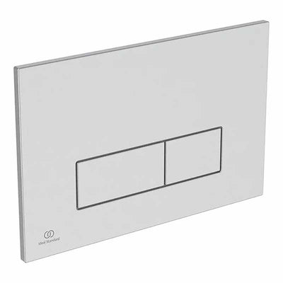 Ideal Standard Oleas P2 Pneumatic Dual Flushplate - Brushed Chrome - R0119JG