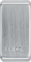 BG Electrical RRFDBS Nexus Grid Brushed Steel Rocker Fridge