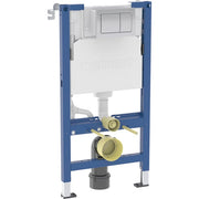 Geberit Alpha 98cm WC Frame / Cistern & Alpha01 Square Flush Plate - 458.037.21.2 by Geberit (Geberit-458.037.21.2)