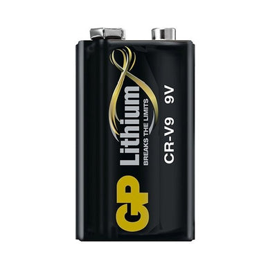 GP Long Life Lithium Battery by Budget Batteries (Safelincs-GP9VLITHIUM)
