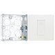 BG Evolve Pearlescent White 1 Gang 200W Trailing Edge Secondary Touch Dimmer PCDCLTDS1W with 25mm Steel Back Box
