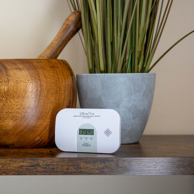 10 Year Life Digital Carbon Monoxide Alarm - UltraFire UBCO1D by UltraFire (Safelincs-UFUBCO1D)
