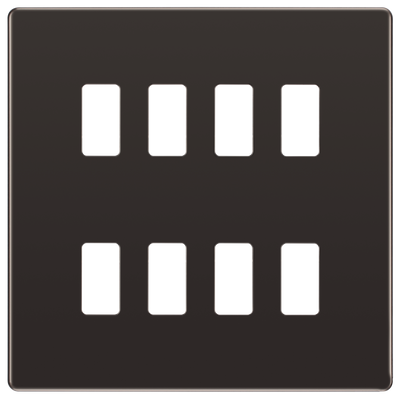RFBN8 Front - The Grid modular range from British General allows you to build your own module configuration with a variety of combinations and finishes.